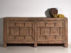 Buffet ancien à panneaux en bois de pin – Chine, vers 1900