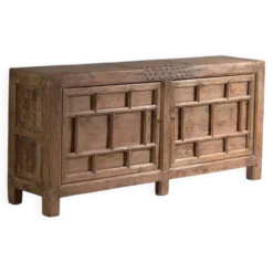 Buffet ancien à panneaux en bois de pin – Chine, vers 1900