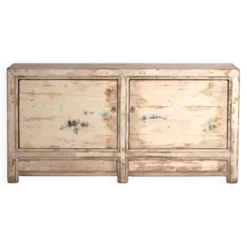 Buffet ancien peint en bois d’orme – Chine, vers 1900