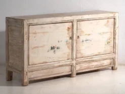 Buffet ancien peint en bois d’orme – Chine, vers 1900