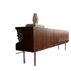 Buffet/armoire haute vintage XL en palissandre