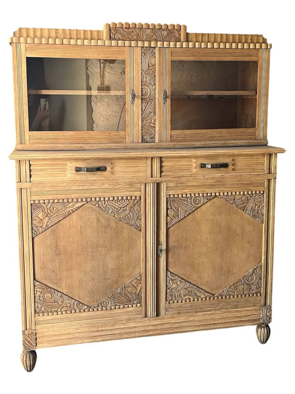 Buffet art déco deux corps