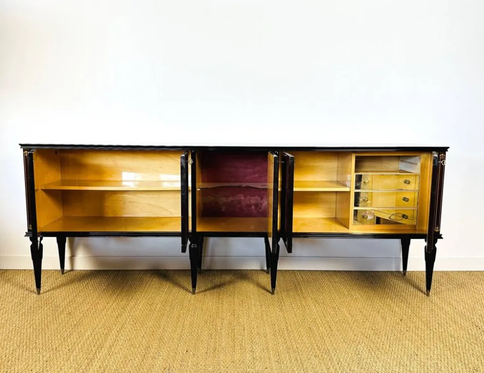 Buffet art déco en acajou 1940