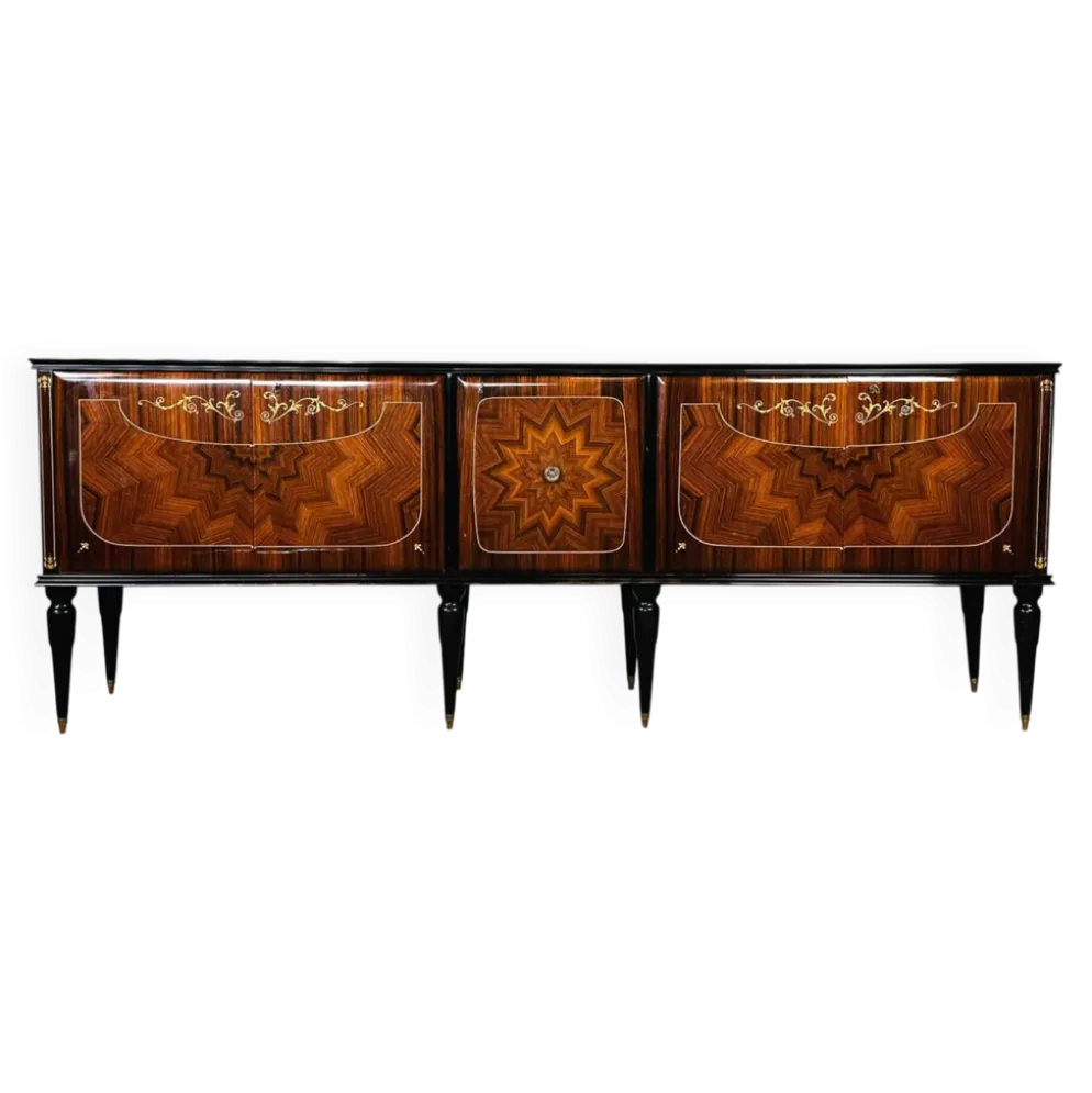 Buffet art déco en acajou 1940