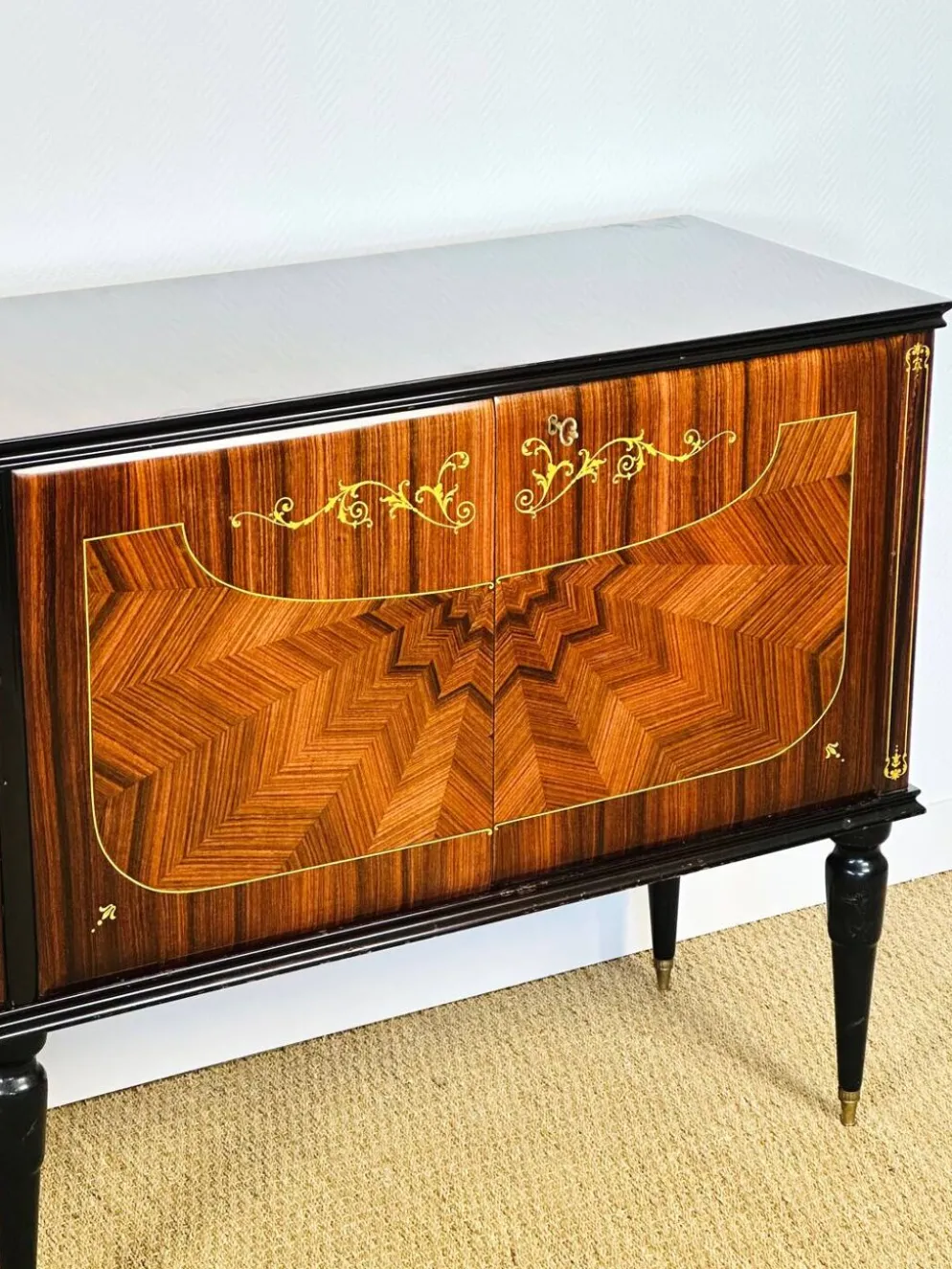 Buffet art déco en acajou 1940