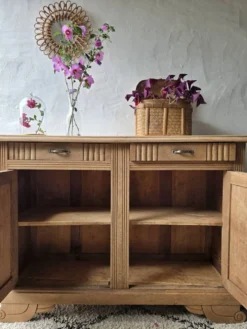 buffet art déco en chêne