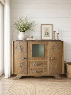 Buffet art déco en chêne