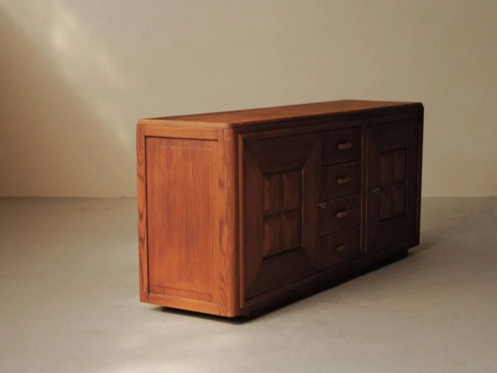 Buffet Art Déco en chêne, France, vers 1940