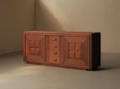 Buffet Art Déco en chêne, France, vers 1940