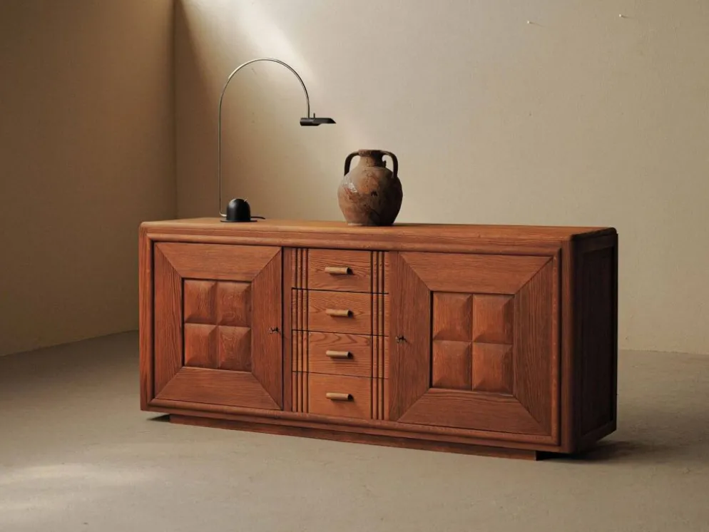 Buffet Art Déco en chêne, France, vers 1940