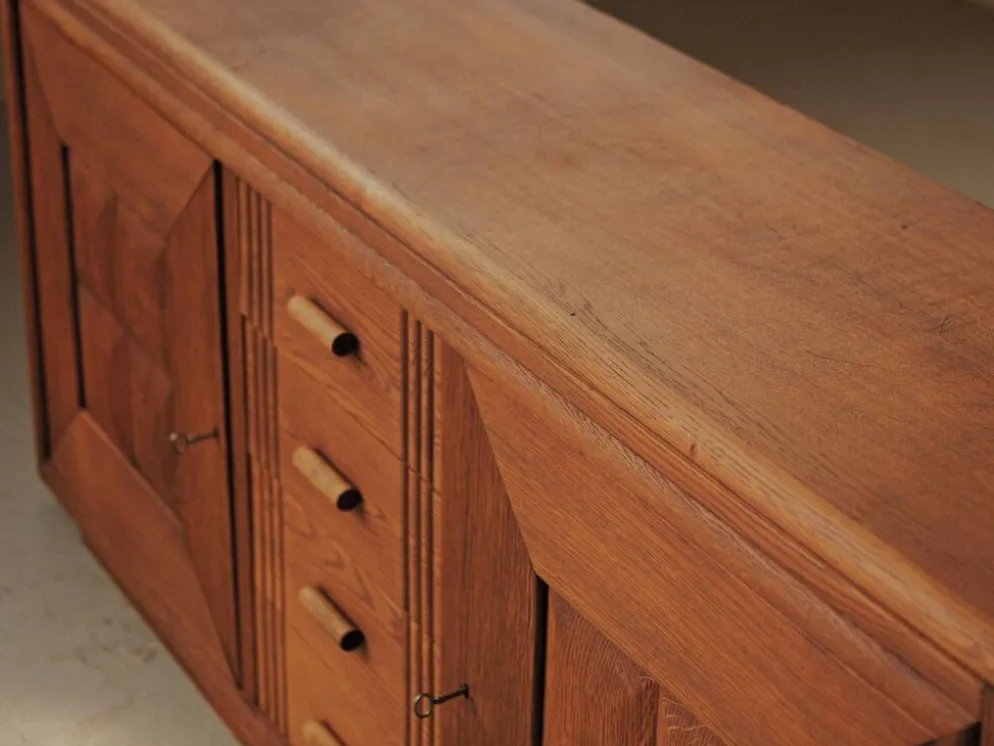 Buffet Art Déco en chêne, France, vers 1940