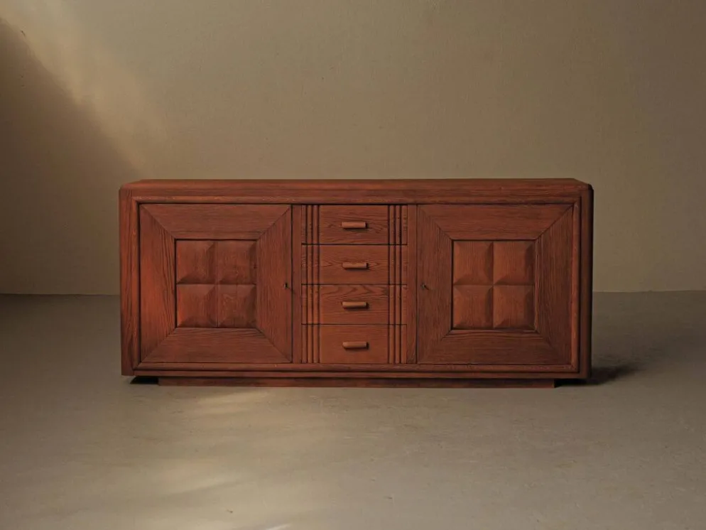 Buffet Art Déco en chêne, France, vers 1940