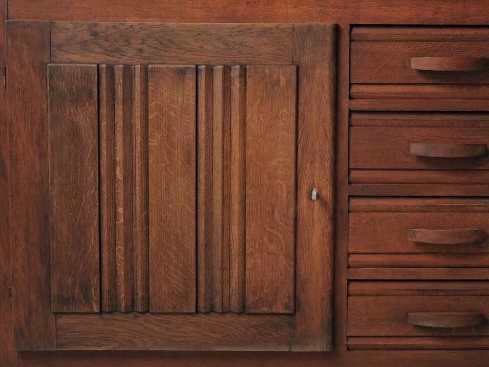 Buffet Art Déco en chêne, France, vers 1940