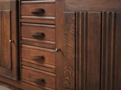 Buffet Art Déco en chêne, France, vers 1940