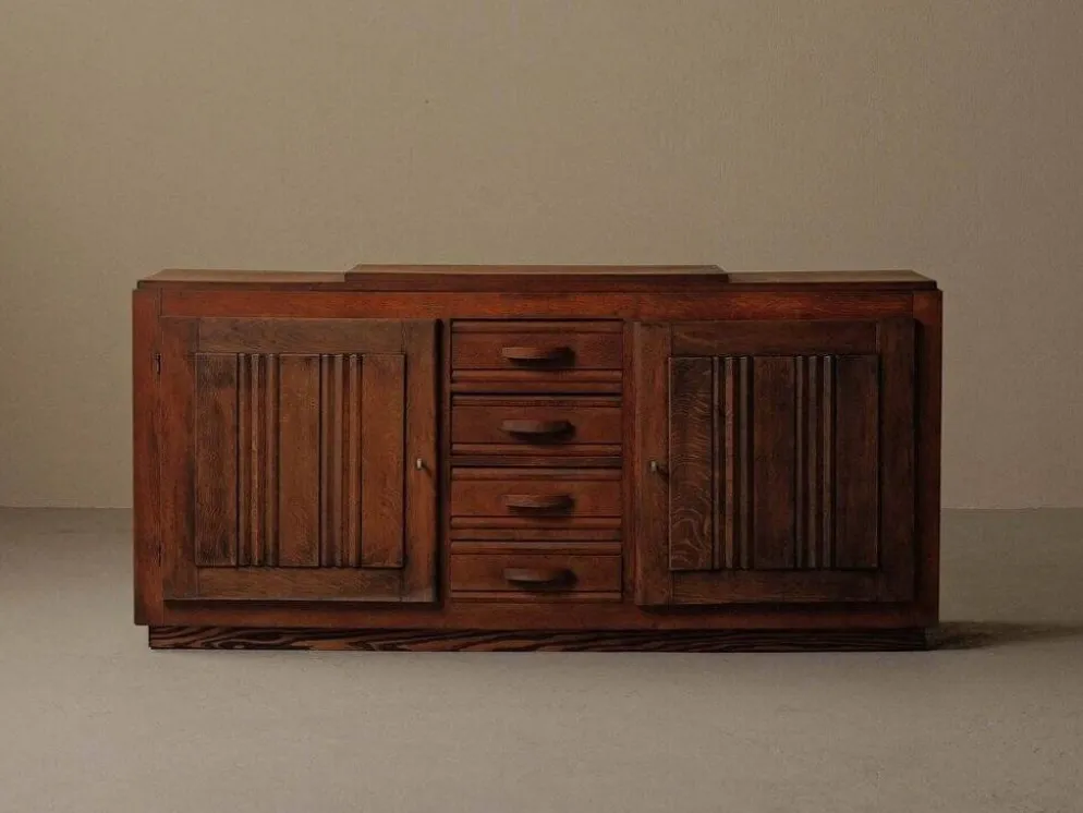 Buffet Art Déco en chêne, France, vers 1940