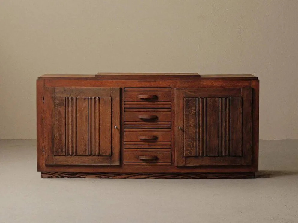 Buffet Art Déco en chêne, France, vers 1940