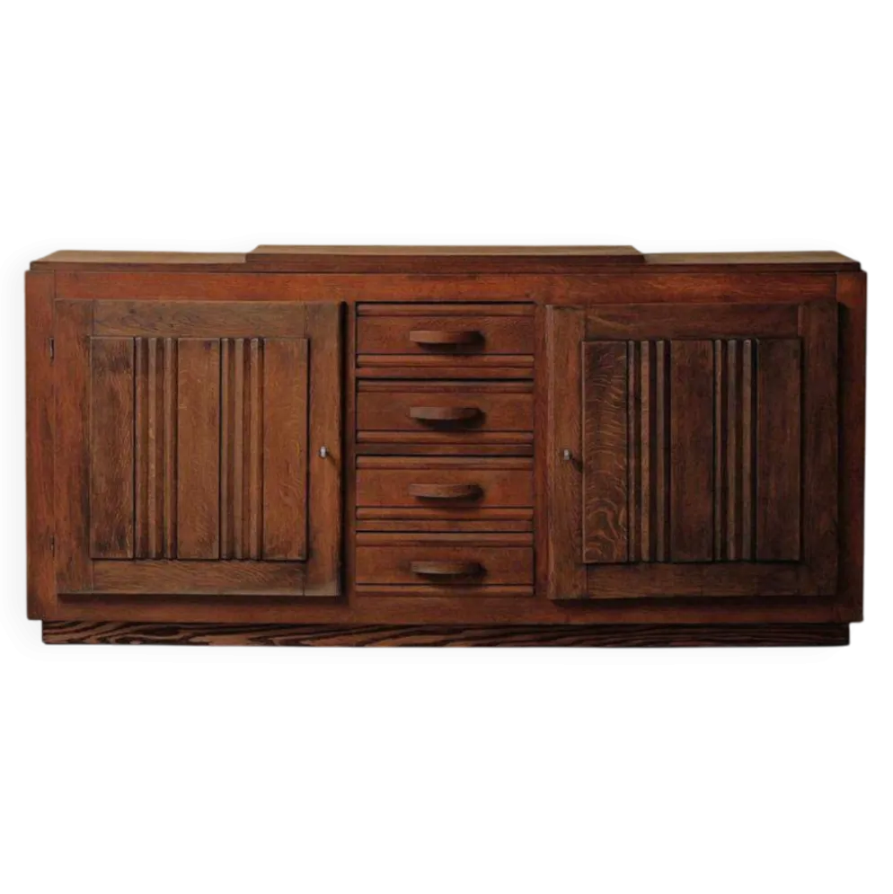 Buffet Art Déco en chêne, France, vers 1940