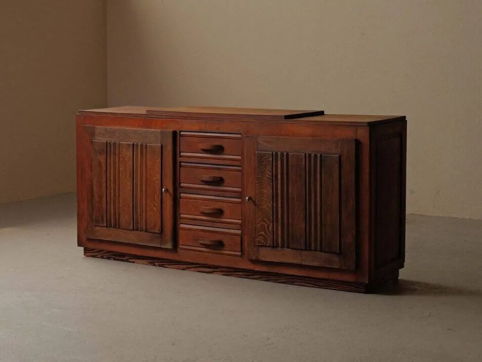 Buffet Art Déco en chêne, France, vers 1940