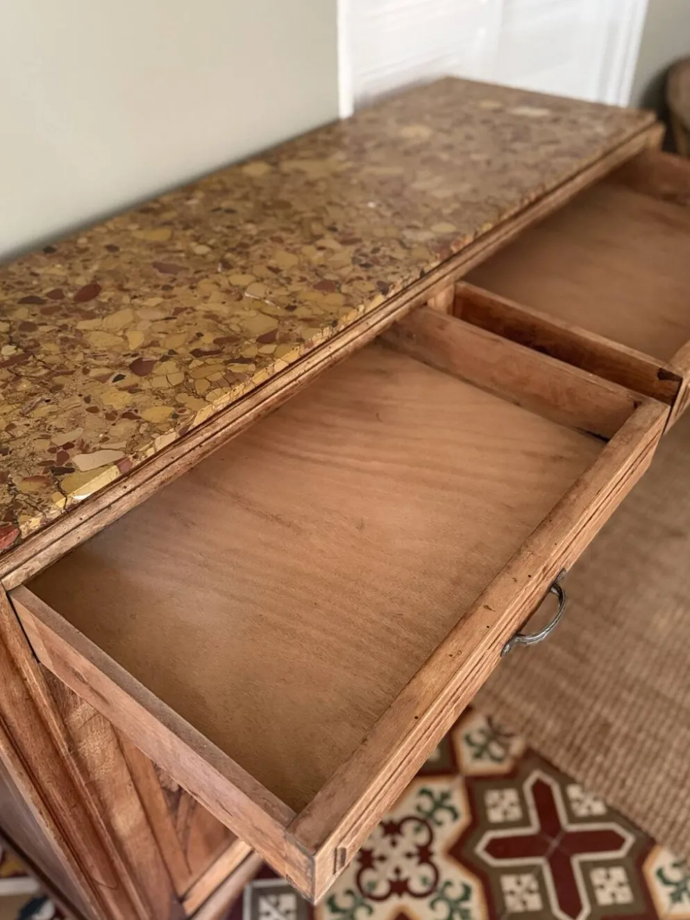 Buffet art déco en chêne massif
