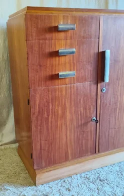 Buffet Art-déco en teck - années 30/40