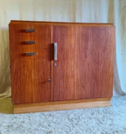 Buffet Art-déco en teck - années 30/40