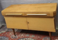 Buffet art déco vintage en érable, 1950