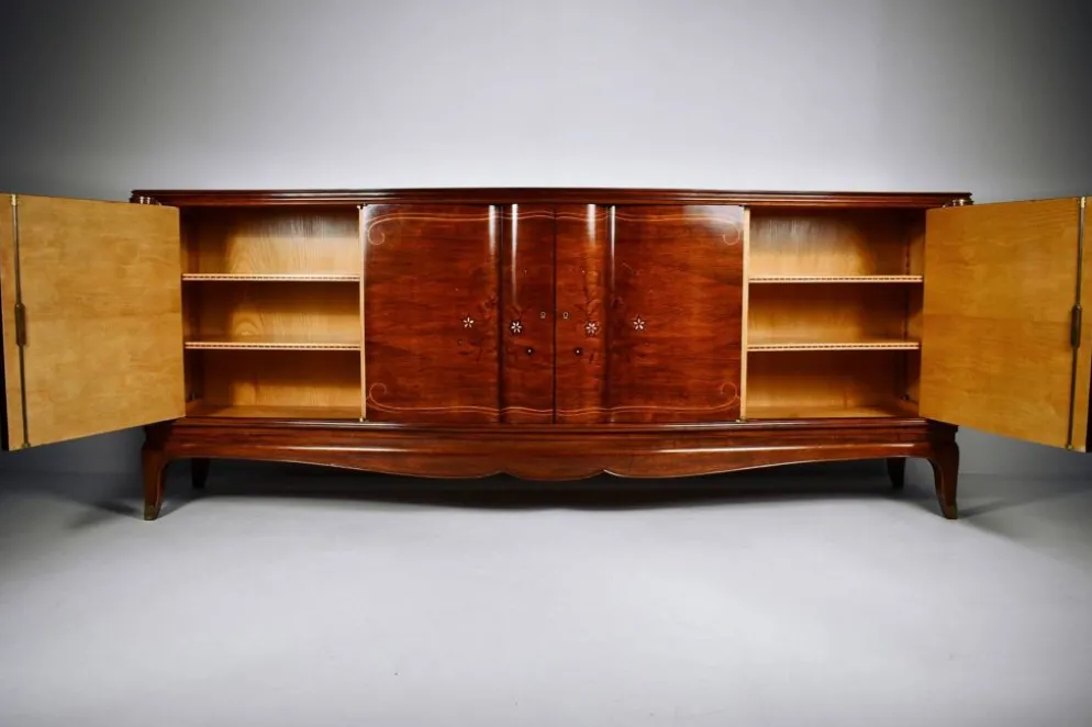 Buffet Art Déco vintage par Jules Leleu, France 1940