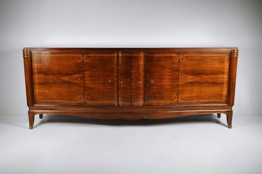 Buffet Art Déco vintage par Jules Leleu, France 1940