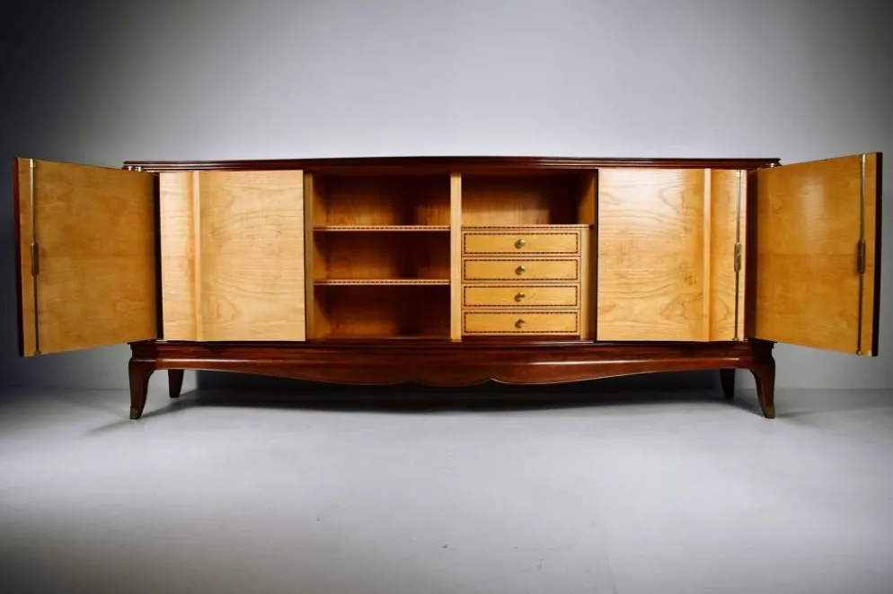 Buffet Art Déco vintage par Jules Leleu, France 1940