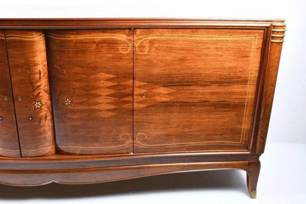 Buffet Art Déco vintage par Jules Leleu, France 1940