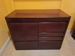 Buffet avec portes en palissandre par Angel Mangiarotti pour Molteni, années 1960.