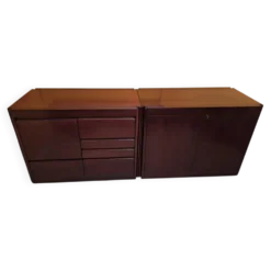 Buffet avec portes en palissandre par Angel Mangiarotti pour Molteni, années 1960.