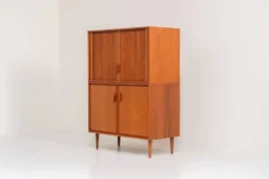 Buffet avec portes tambour par Heinrich Riestenpatt