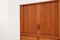 Buffet avec portes tambour par Heinrich Riestenpatt