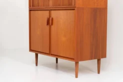 Buffet avec portes tambour par Heinrich Riestenpatt