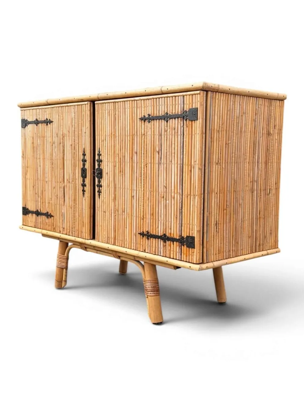 Buffet bambou et rotin Audoux Minet