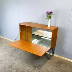 Buffet bar, petit buffet, teck, années 1960