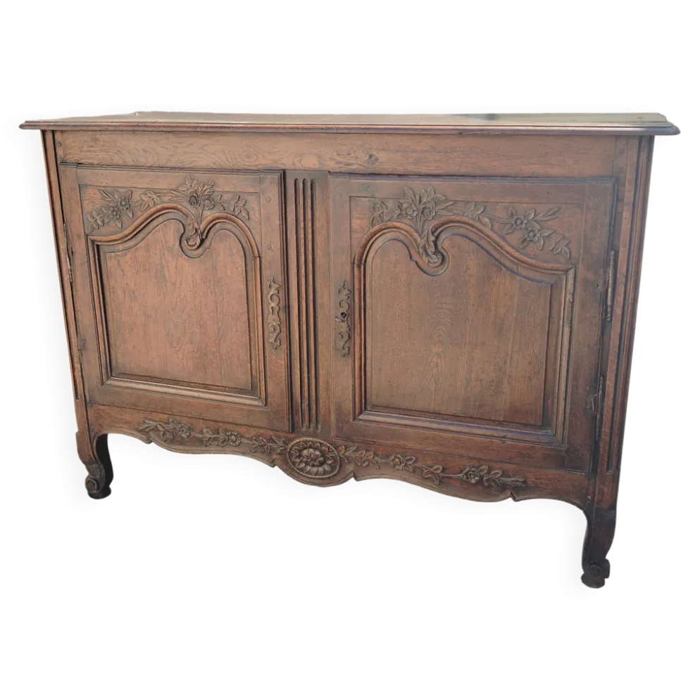Buffet bas chêne XIXe