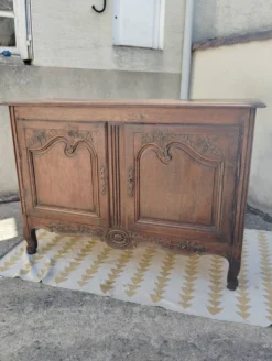 Buffet bas chêne XIXe