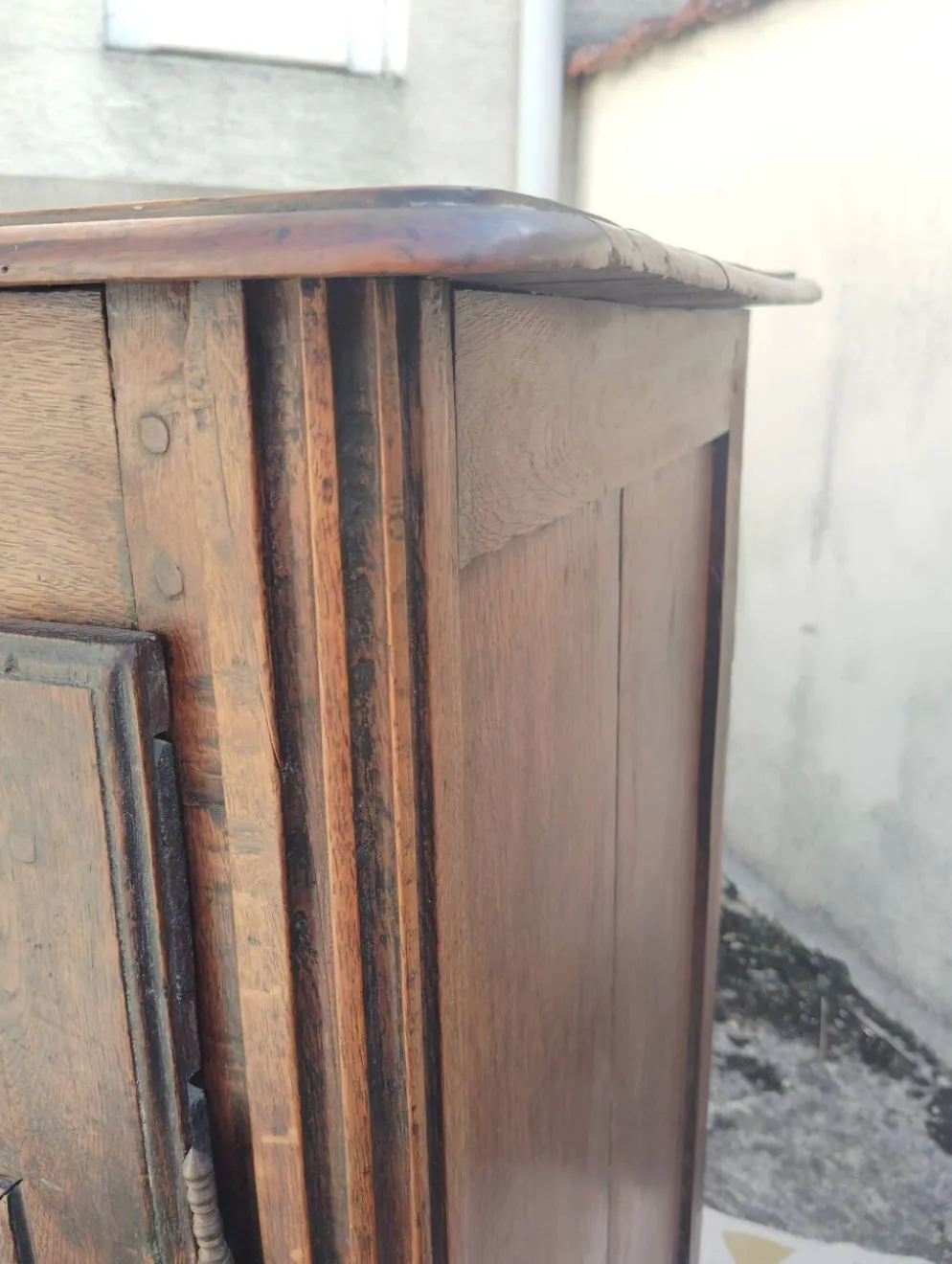 Buffet bas chêne XIXe