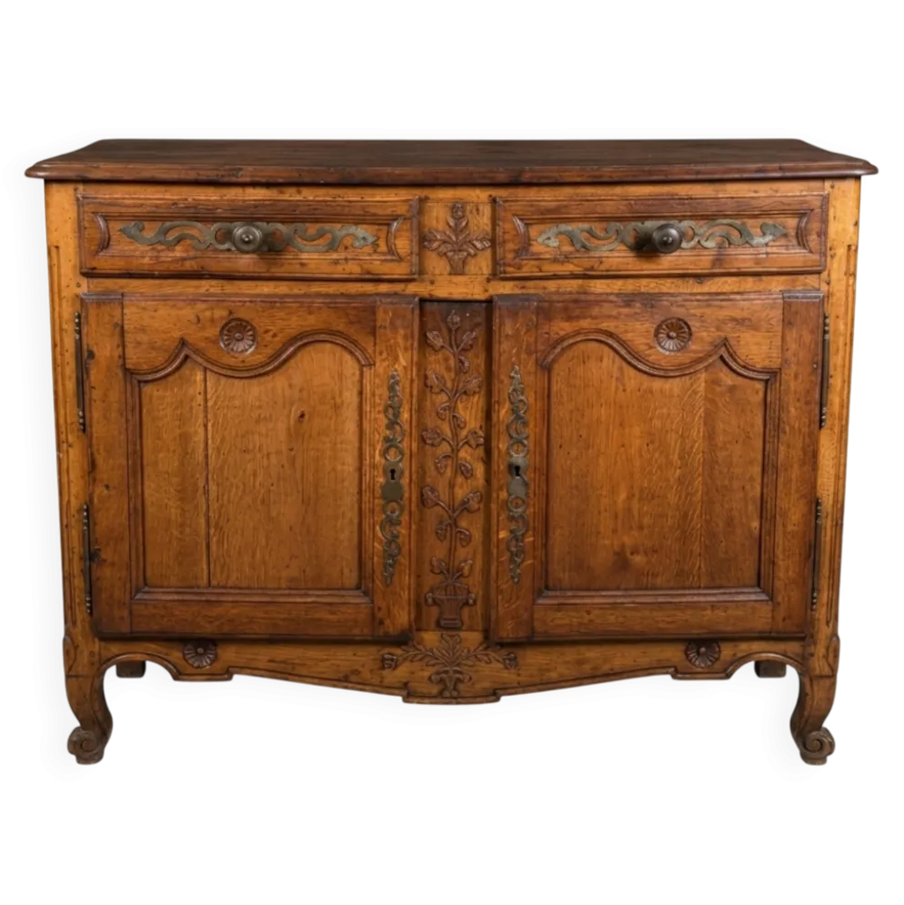 Buffet bas en chêne
