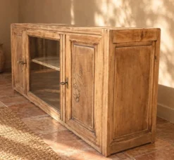 buffet bas enfilade noyer art déco