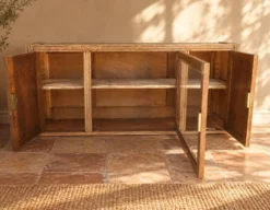 buffet bas enfilade noyer art déco