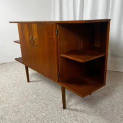 Buffet bas en placage teck, 1960/70, Midcentury modern
