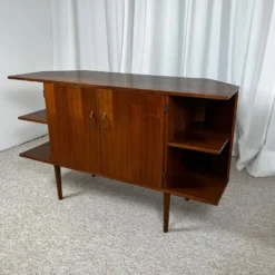 Buffet bas en placage teck, 1960/70, Midcentury modern