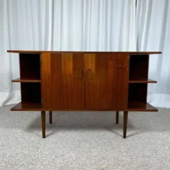 Buffet bas en placage teck, 1960/70, Midcentury modern