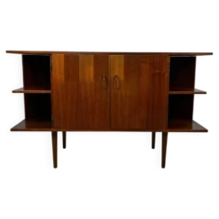 Buffet bas en placage teck, 1960/70, Midcentury modern