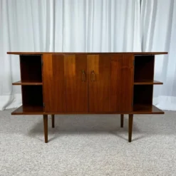 Buffet bas en placage teck, 1960/70, Midcentury modern