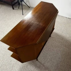 Buffet bas en placage teck, 1960/70, Midcentury modern