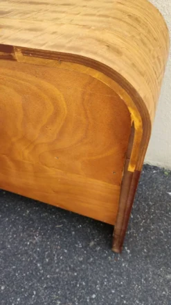 Buffet bas étagère vintage style scandinave / Art Déco
